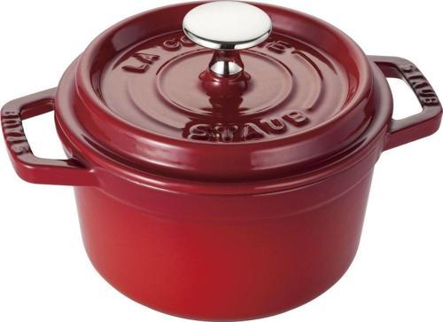 405102500 DÖKÜM TENCERE YUVARLAK 14 CM KIRMIZI