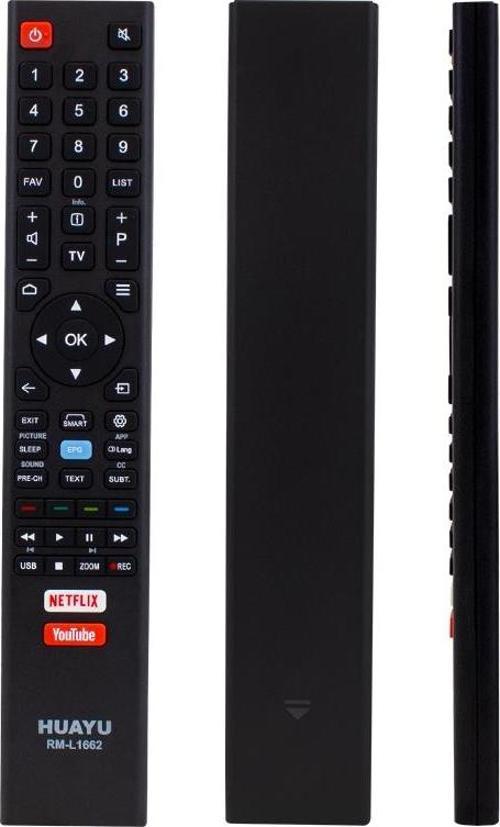 HUAYU RM-L1662 NETFLIX-YOUTUBE TUŞLU LCD-LED TV UNIVERSAL KUMANDA 