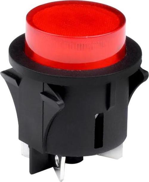 IC-180G ANAHTAR BASMALI 4 PIN KALICI YUVARLAK 25 MM PS18-16N-2 
