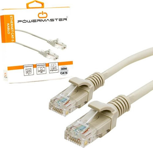 KABLO.CAT5 30 METRE GRİ KUTULU