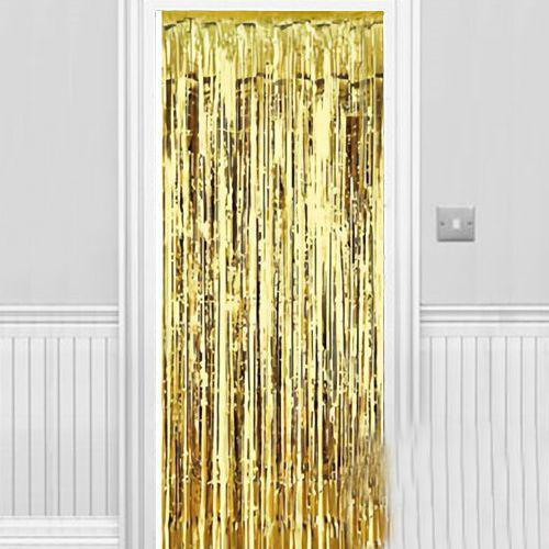 Işıltılı Duvar ve Kapı Perdesi Gold 90x200 cm 