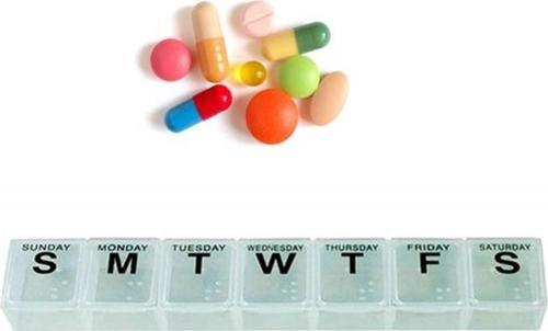 Kapaklı Haftalık İlaç Kutusu 3 Adet 