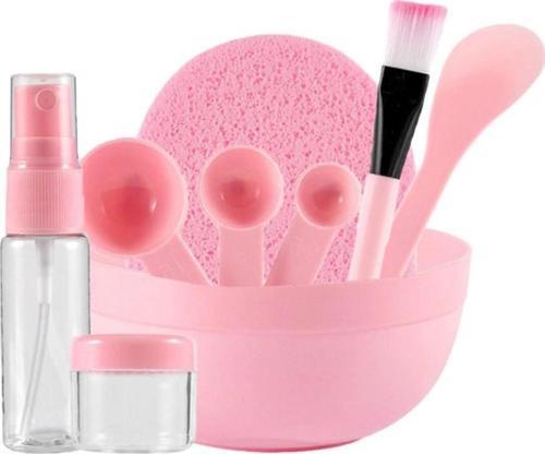 Kendin Yap Yüz Maskesi Karıştırma Aleti Seti, 9 Parça DIY Yüz Maskesi Hazırlama Kabı Seti