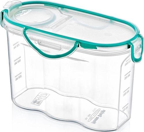 Kilitli Kapaklı Contalı Hava,Su Sıvı Geçirmez 1,2 Litre Erzak Saklama Kabı-SA580 