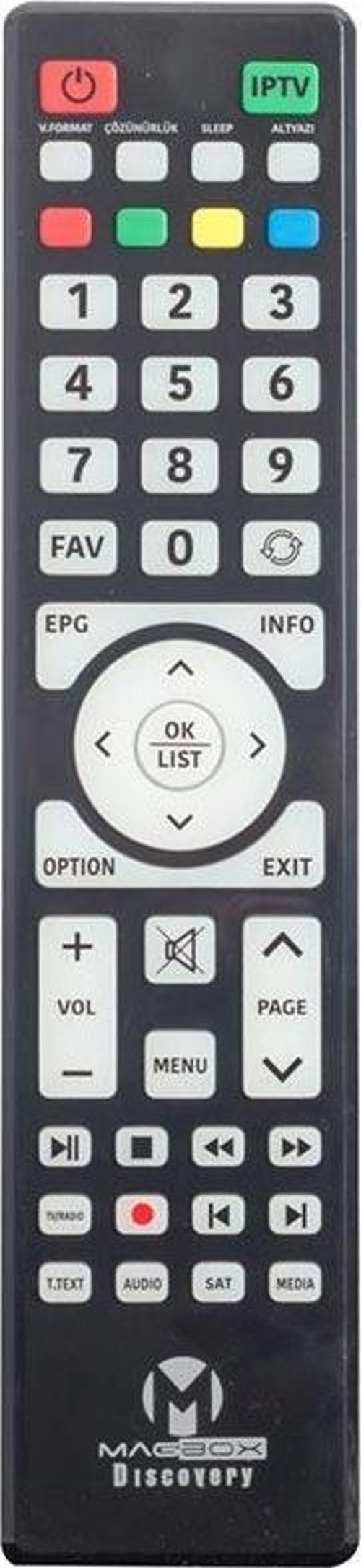 KR MAGBOX DISCOVERY IP TV UYDU KUMANDA (19257=16923) 