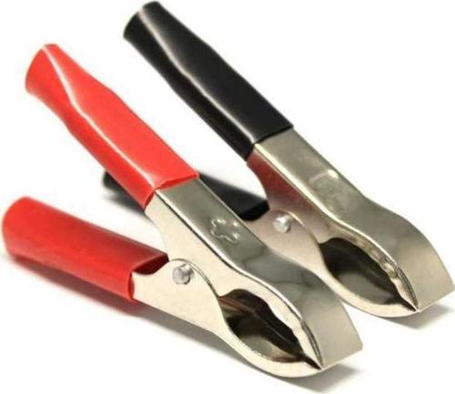 KROKODİL AKÜ MAŞASI ORTA 70MM SİYAH * KIRMIZI 