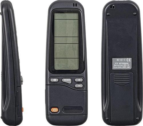 KK RC-3I-1 SİYAH KLİMA KUMANDASI 