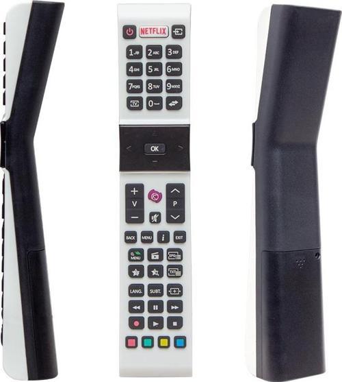 KL PROFİLO RCA49130 NETFLIX TUŞLU BEYAZ LCD-LED TV KUMANDA YAZISIZ * JVC * VESTEL * SANYO 