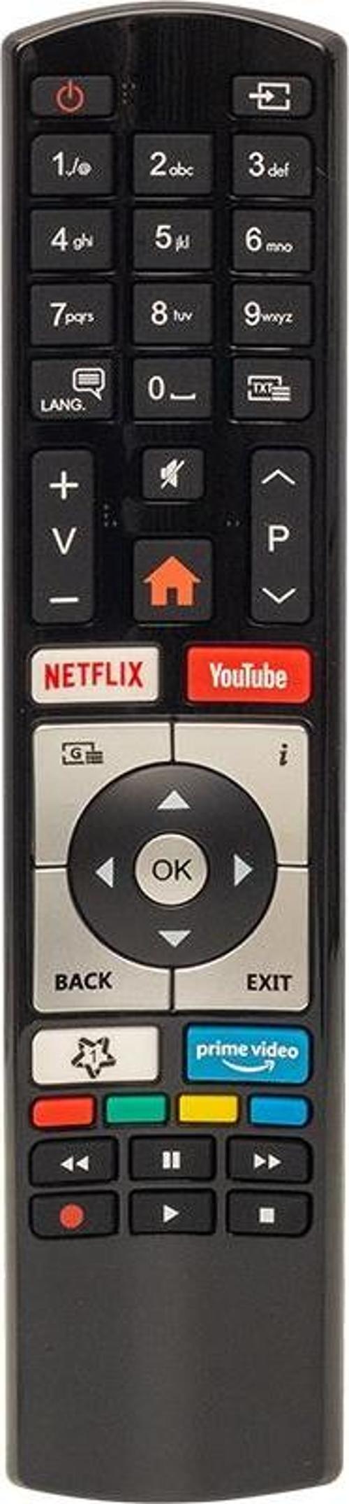 KL VESTEL RC4318P NETFLIX-YOUTUBE-PRİME VİDEO TUŞLU LCD-LED TV KUMANDA YAZISIZ 