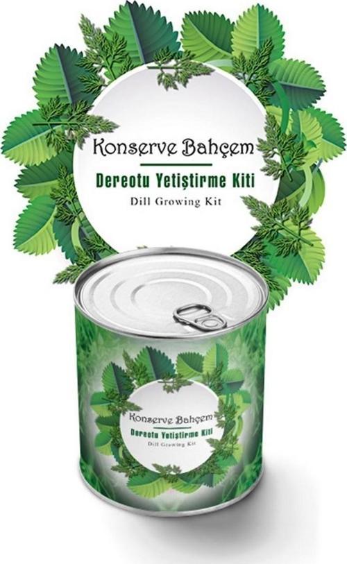 Konserve Bahçem Evde Konservede Dereotu Yetiştirme Kiti Aparatı 