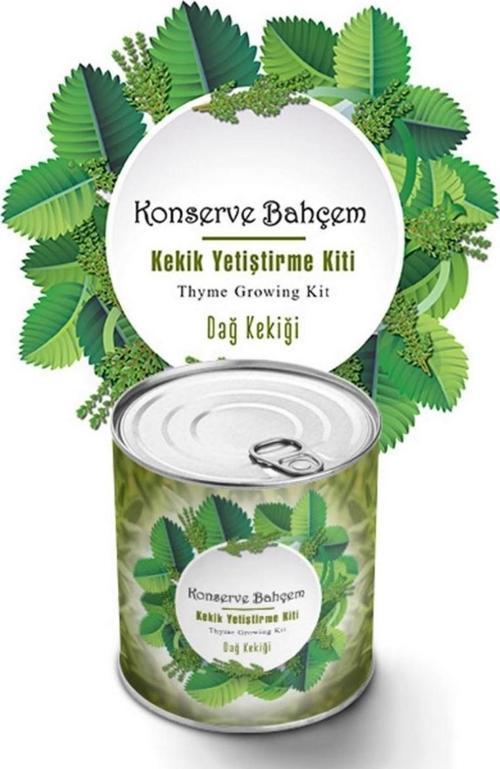 Konserve Bahçem Evde Konservede Kekik Dağ Kekiği Yetiştirme Kiti 