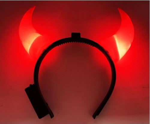 Led Işıklı Boynuz Taç