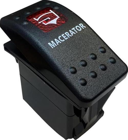 MACARATÖR IŞIKLI 3P ON-OFF 12-24V MARIN SWITCH (IC-134M-S7) 
