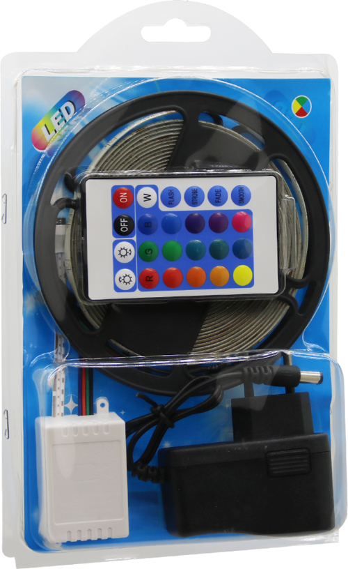 LED RGB KUMANDALI ŞERİT LED 5MT 