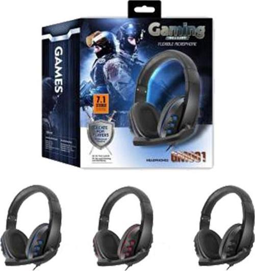 MAGICVOICE GM001 PS-488 3.5MM AUX GİRİŞLİ 7.1 STEREO KULAKÜSTÜ MİKROFONLU OYUNCU KULAKLIK 
