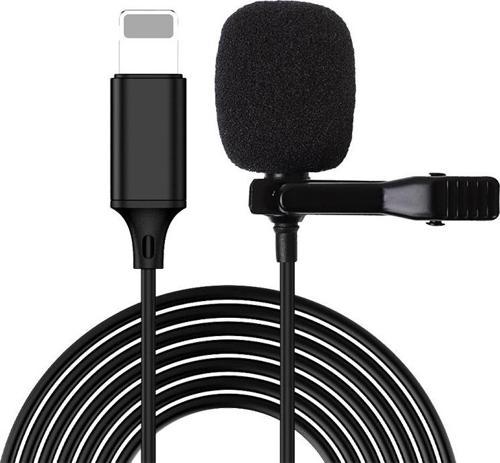 MAGICVOICE JH-041 LIGHTNING GİRİŞLİ KABLOLU YOUTUBER YAKA MİKROFON 