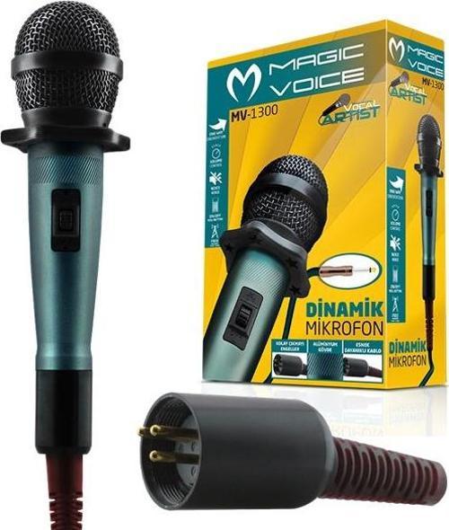 MAGICVOICE MV-1300 KABLOLU DİNAMİK EL MİKROFONU 