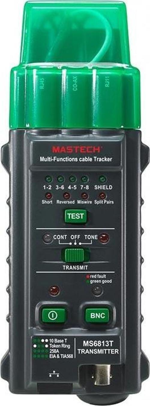 MASTECH MS-6813T PROFESYONEL KABLO BULUCU-TEST ALETİ 