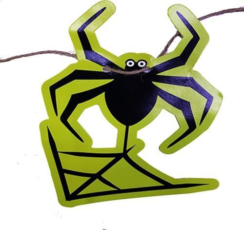 Örümcek Şekilli Asmalı Halloween Flama Banner Afiş 2 Metre 