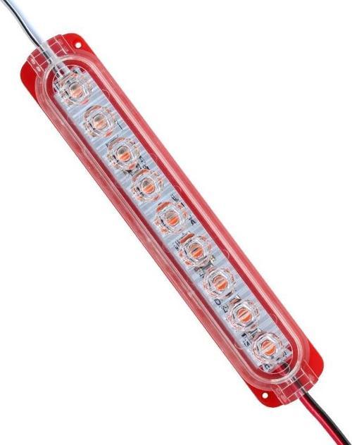 PARLAK YANIP SÖNEN KIRMIZI MODÜL LED 14*32.5 2835 24 VOLT 1.2 WATT 