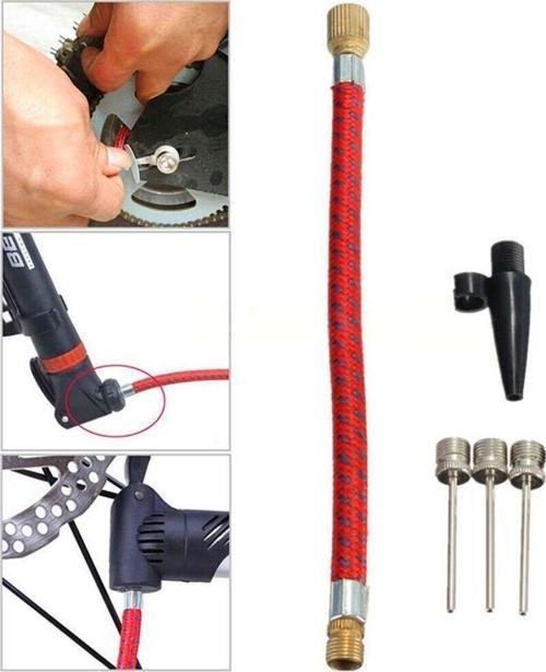 Pompa İğne Başlık Seti Top Bisiklet Lastiği Şişirme İğneleri 