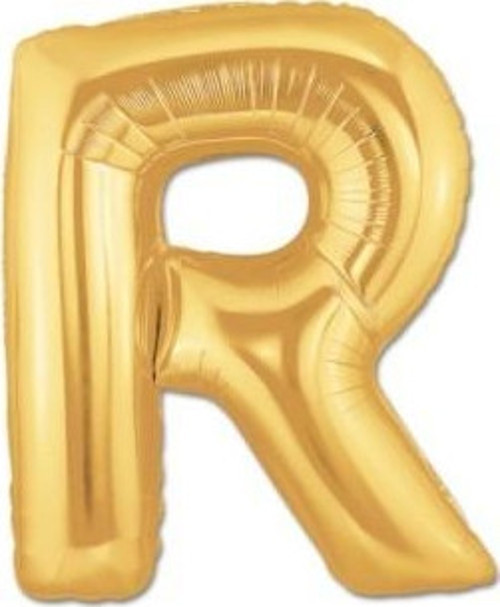 R Harf Folyo Balon Altın Renk 40 inç