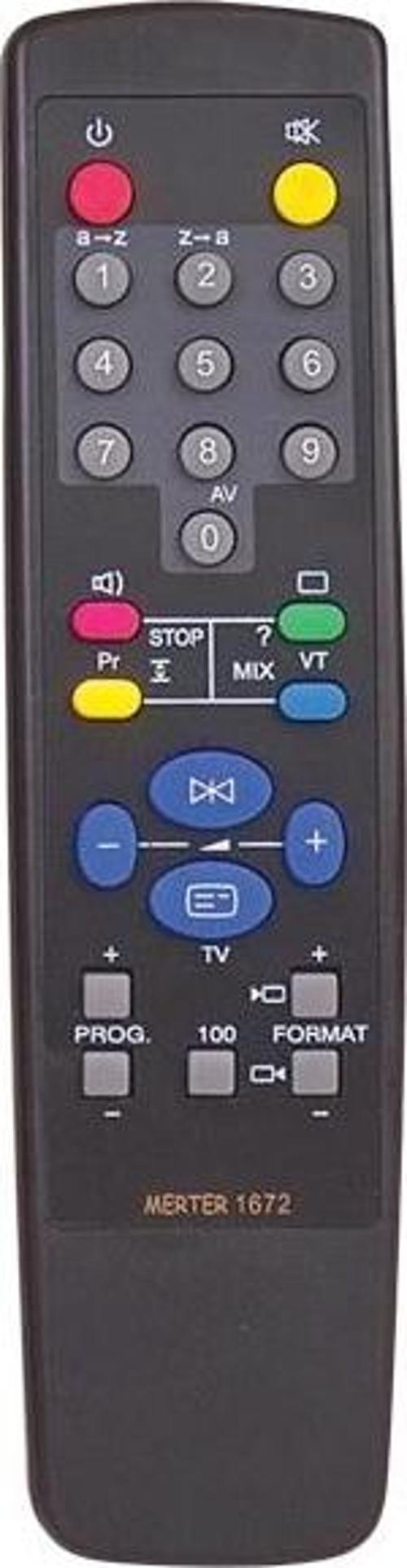 RC 1672 SABA IKC2 -TELEFUNKEN YAN SANAYİ KUMANDA 