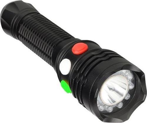 ŞARJ EDİLEBİLİR 3 WATT 3 RENKLİ LEDLİ EL FENERİ 