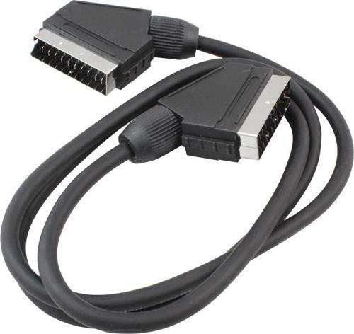 SCART SCART KABLO 3 METRE 7 MM SİYAH POŞETLİ 