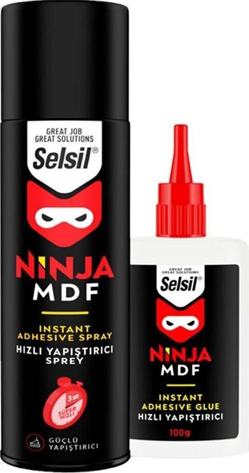 SELSİL NINJA 400ML+100GR HIZLI YAPIŞTIRICI SPREY