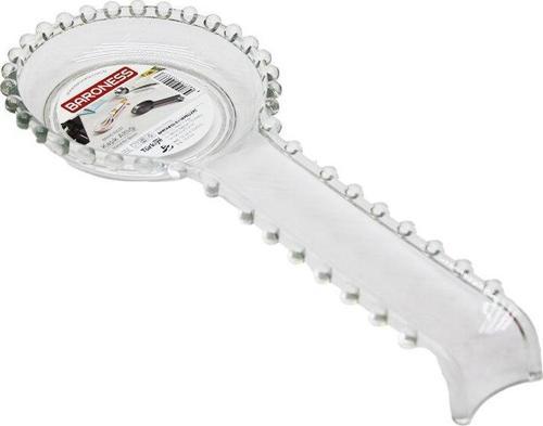 ŞEFFAF - PLASTİK BONCUKLU KEPÇE KAŞIK ÇIRPICI ALTLIK 