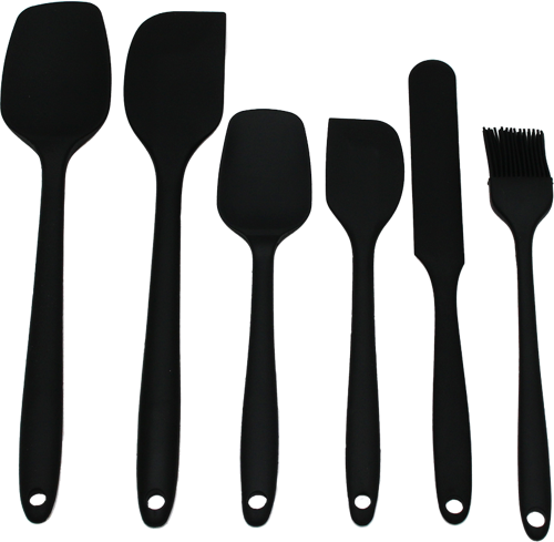 SİYAH SİLİKON MUTFAK SET