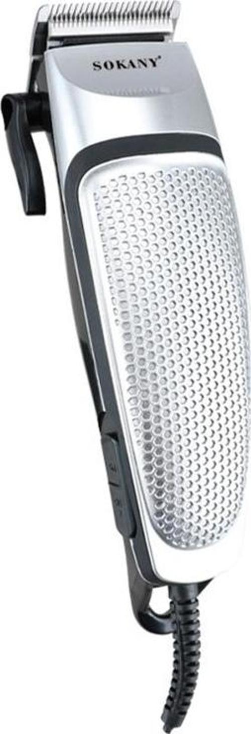 SOKANY SK-4643 SAÇ SAKAL ERKEK BAKIM KİTİ (Tıraş MAKİNESİ*4 BAŞLIK*MAKAS*TARAK) 