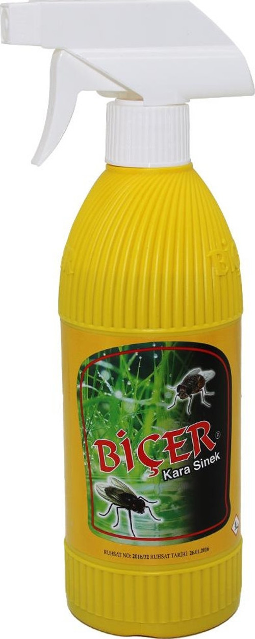 SIVI KARASİNEK İLACI SPREY 500ML SARI PLASTİK ŞİŞE