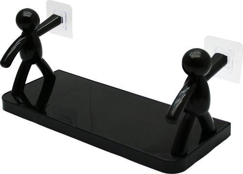 SiYAH 14X34CM RAMBO MANKEN TUTACAKLI  PLASTİK ETEJER YAPIŞKANLI 