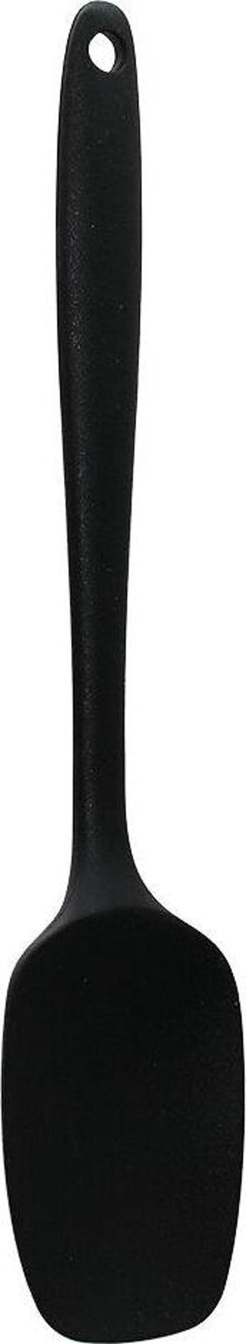 SİYAH ORTABOY SİLİKON SPATULA 27CM 
