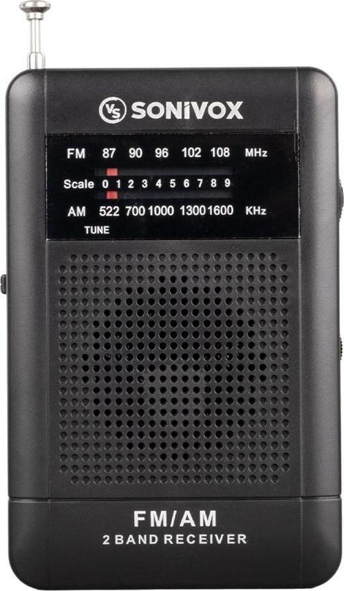 SİYAH RENK CEP TİPİ ANALOG FM RADYO VS-R115 