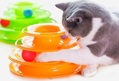 Tower Of Tracks Eğleneli Üç Katlı Kedi Oyuncağı Seti oyuncağı