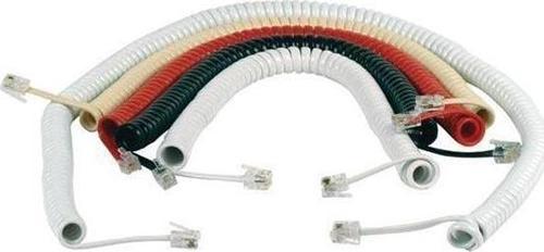 TELEFON SPİRAL KABLO BEYAZ 3 METRE 