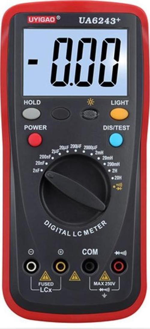 UA6243+ KAPASİTEMETRE=KONDANSATÖR ÖLÇME ALETİ (VC-6013)