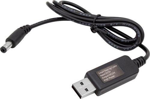 USB TO DC 5.5*2.5MM UÇLU 12 VOLT - 1 AMPER 5 VOLT TO 12 VOLT ÇEVİRİCİ ADAPTÖR 
