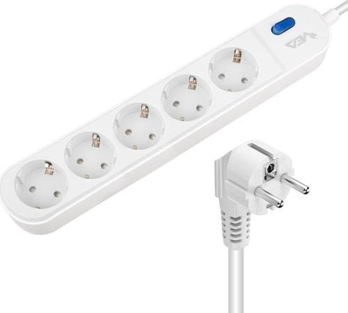 VE-VEGA105 A CLASS 5Lİ ANAHTARLI 1.5 METRE AKIM KORUMALI GRUP PRİZ (MADE IN MALAYSIA)