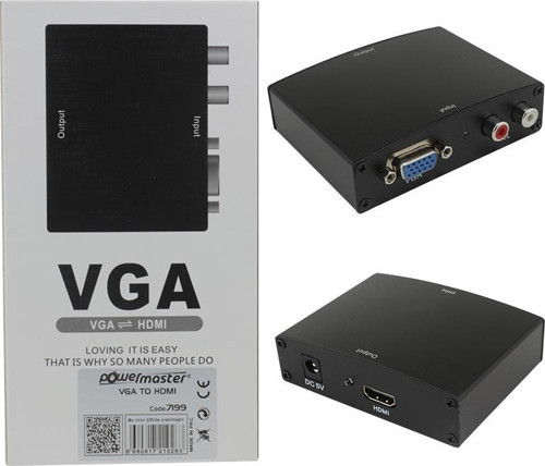 VGA TO HDMI DÖNÜŞTÜRÜCÜ ADAPTÖRLÜ