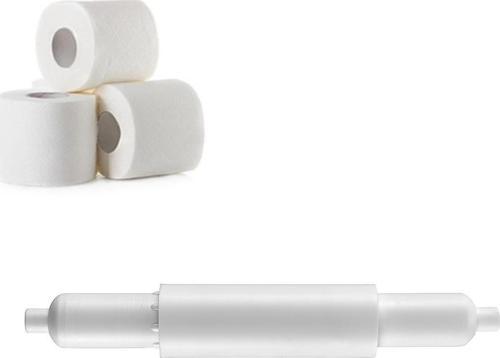 WC Tuvalet Kağıdı Makarası Beyaz Tuvalet Kağıdı Tutucu Makara 