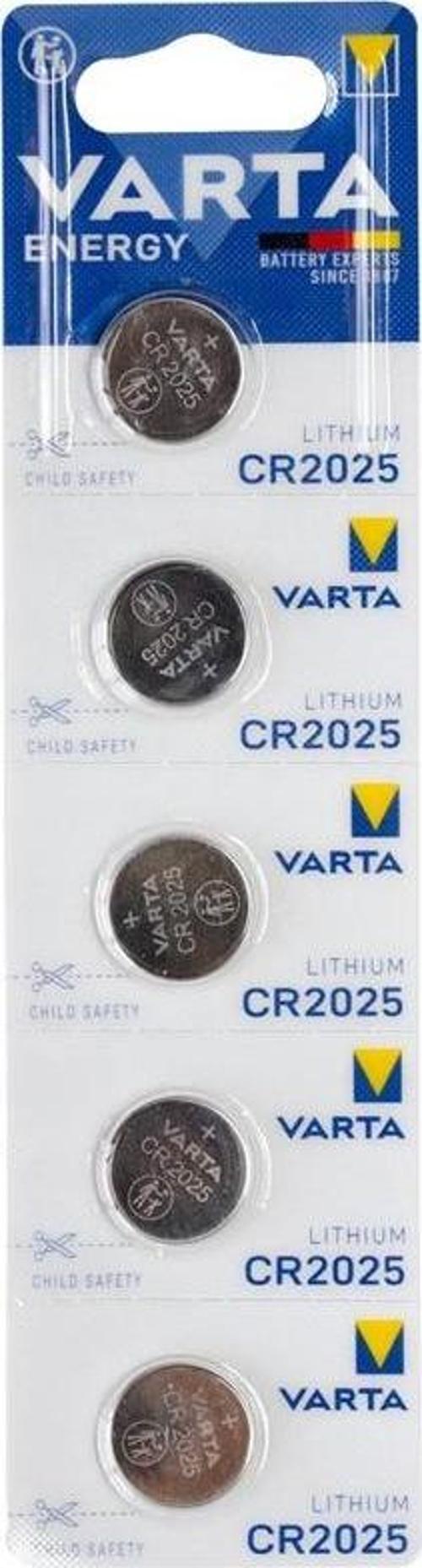 CR2025 3 VOLT LİTYUM PİL 5Lİ PAKET FİYAT