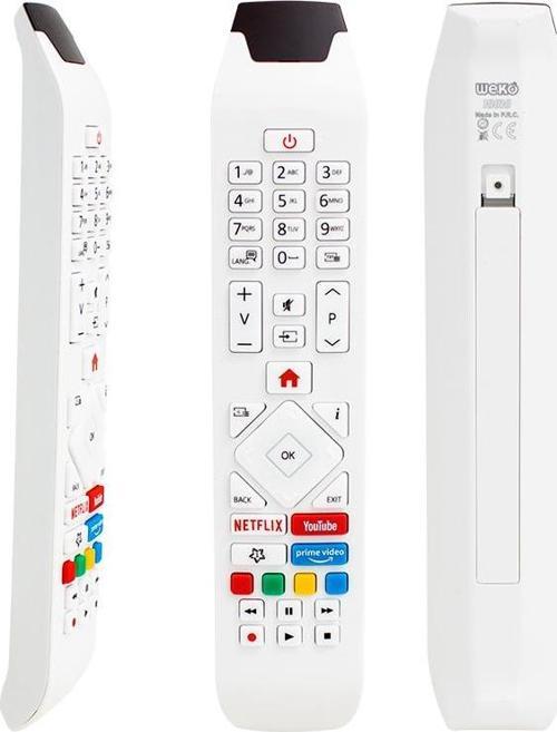 WEKO KL VESTEL RCA343140P YOUTUBE-NETFLIX-PRIME VIDEO TUŞLU LCD-LED TV KUMANDA BEYAZ 