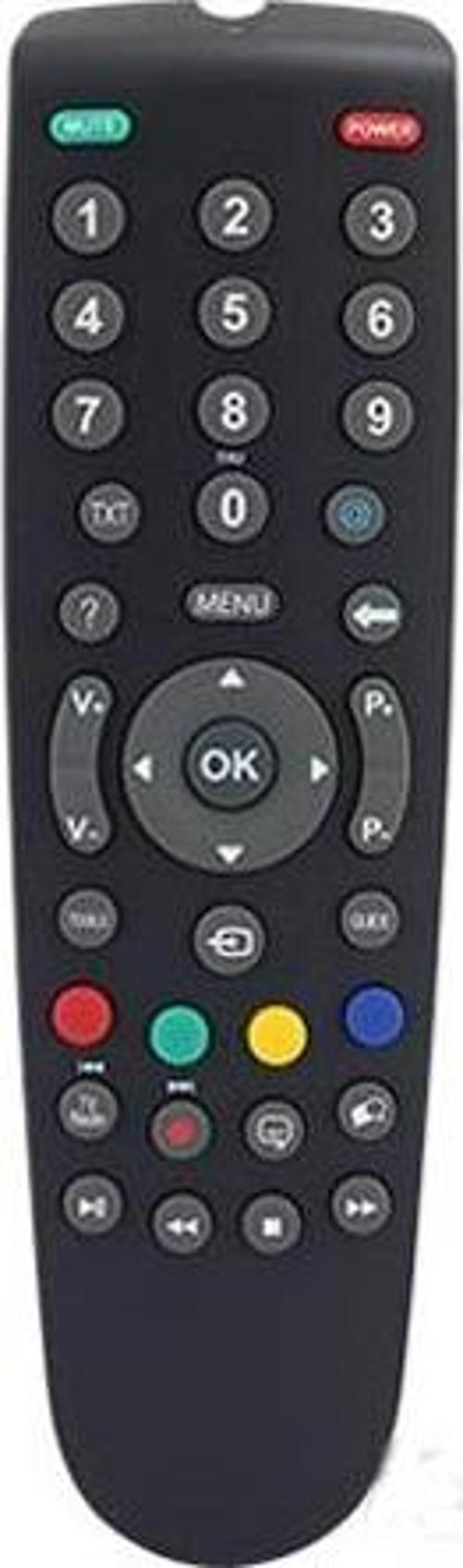 WEKO KL ARÇELİK*BEKO*GRUNDIG DSR-8200  BK1187R LCD LED TV KUMANDASI (33221LE AYNI) 