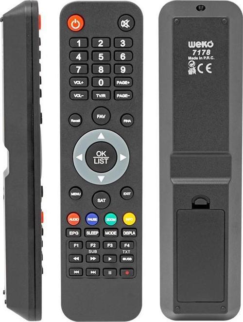 WEKO KR BOTECH PIKO 207 HD CAS * WISMANN MİNİ 208HD UYDU KUMANDA (7178=5427) 