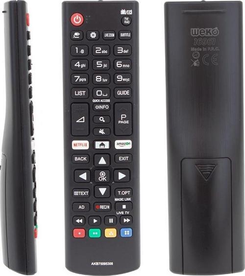 WEKO KL LG NETFLIX-AMAZON TUŞLU LCD-LED TV KUMANDA (AKB75095308CAS65BN708) 