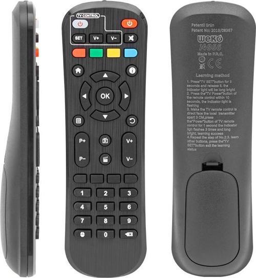 WEKO KR DREAMSTAR A1-A2-A3 / SHOWMAX SH0037 ANDROİD KUMANDA 
